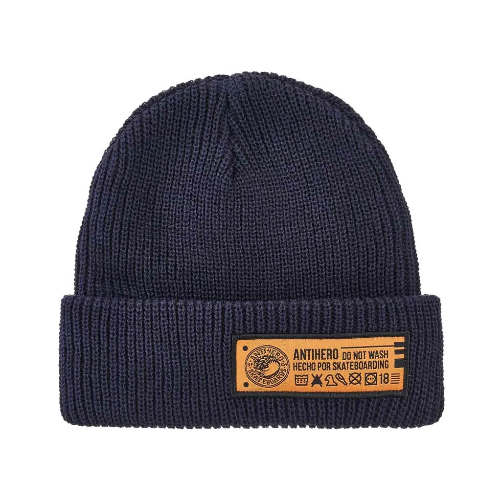 ANTI HERO HECHO POR SKATE BEANIE - NAVY