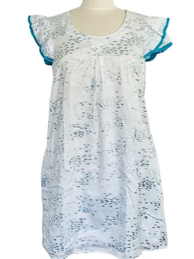 Clare Dress Fishes Silver