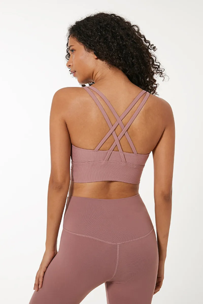 Double Back Crisscross  Bra