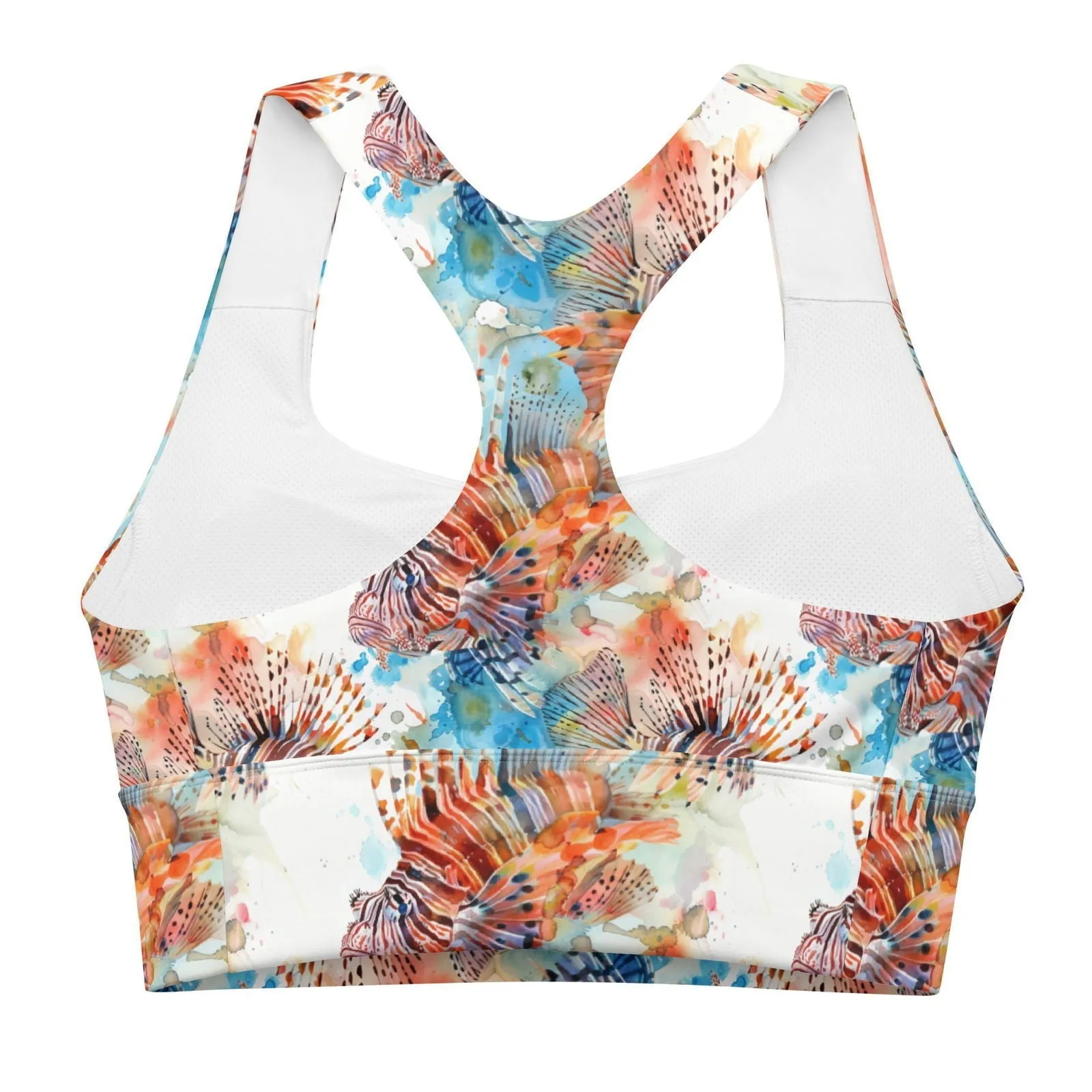 Invasive Lionfish Eco Sports Bra Top
