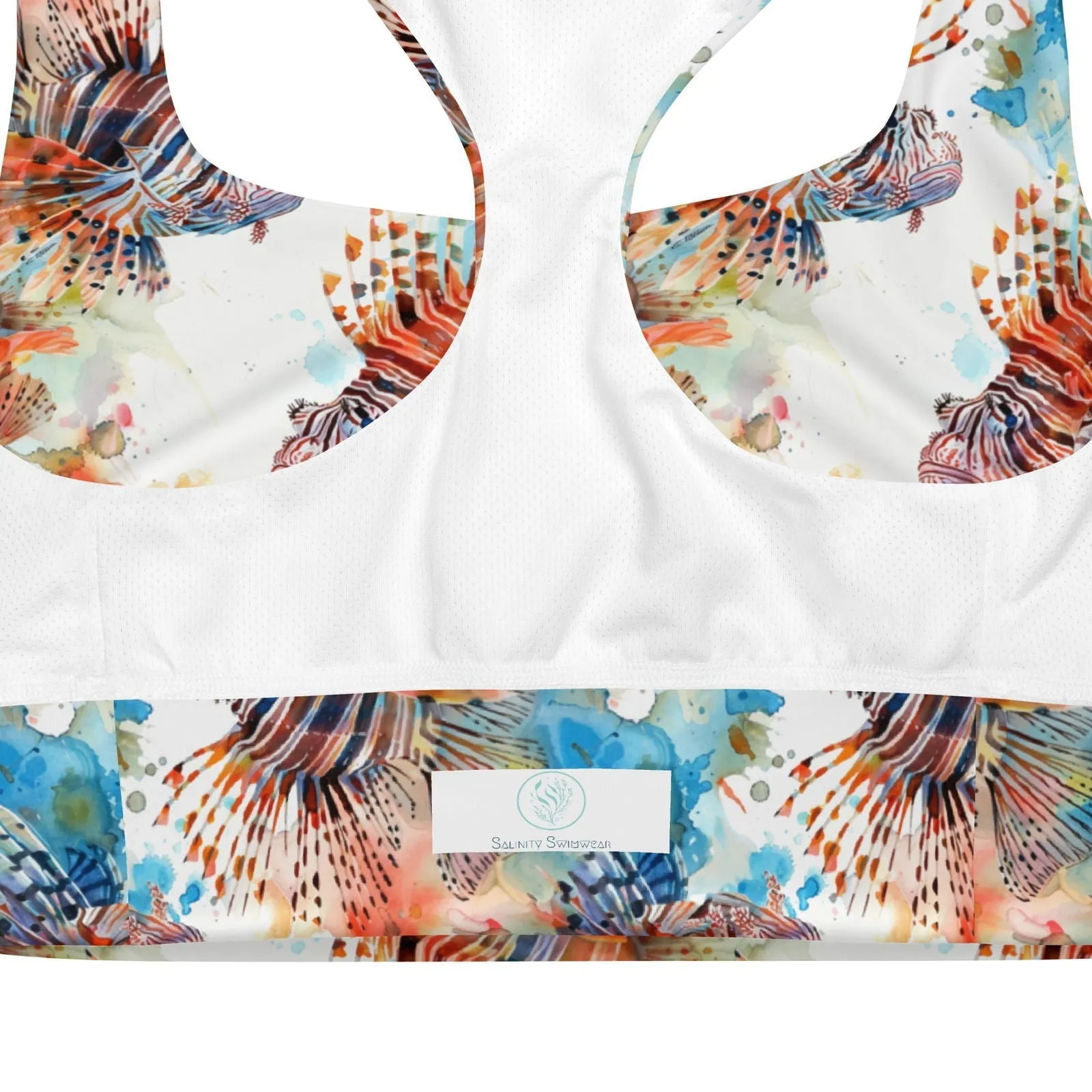 Invasive Lionfish Eco Sports Bra Top