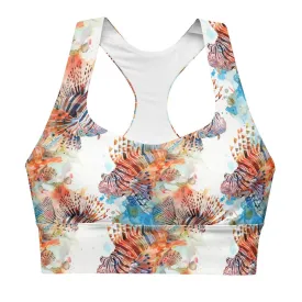 Invasive Lionfish Eco Sports Bra Top