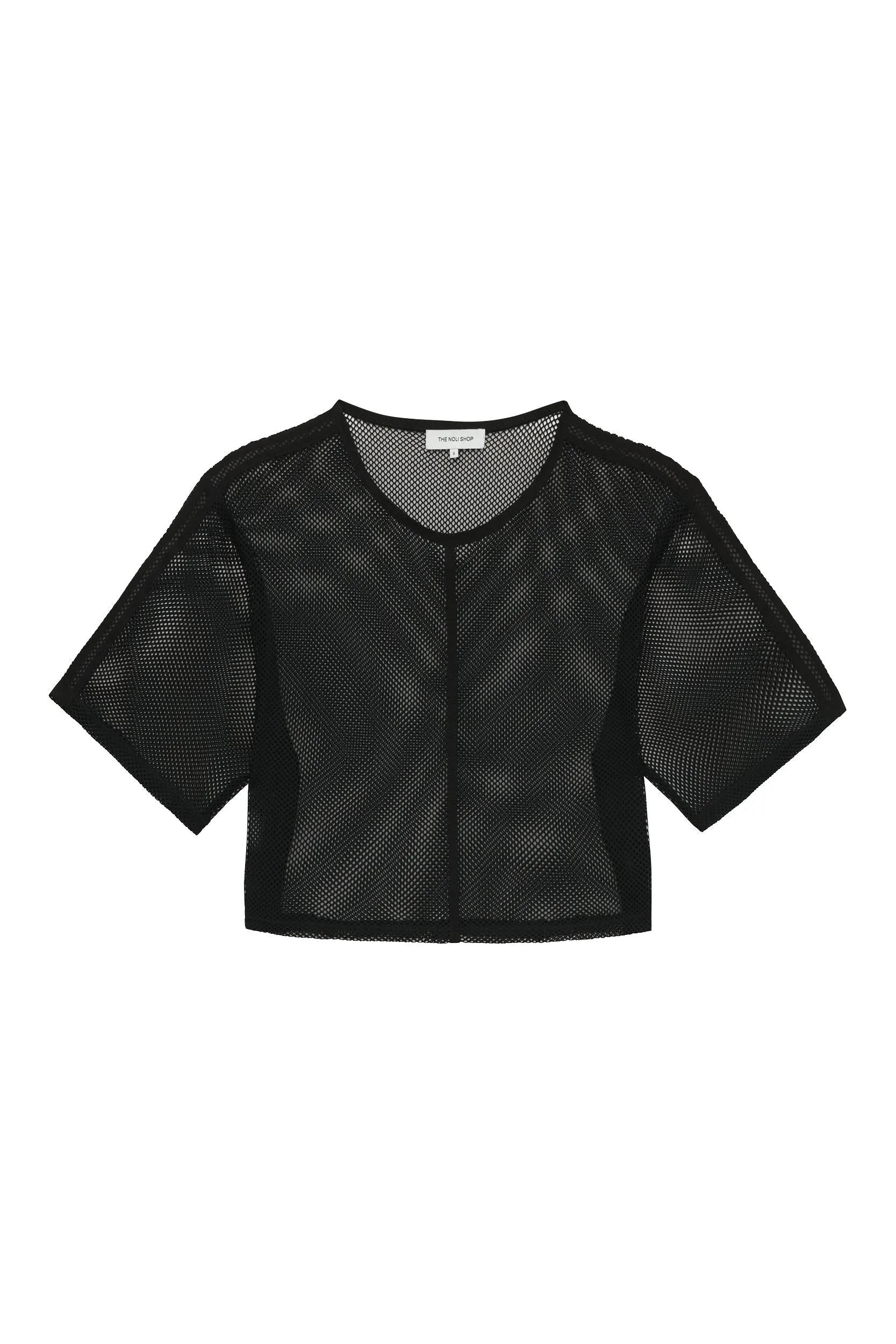 Lena Mesh Active Top - Black