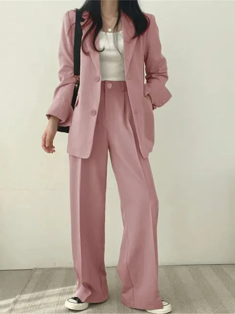 MALORIA | Casual Blazer and Pants Set