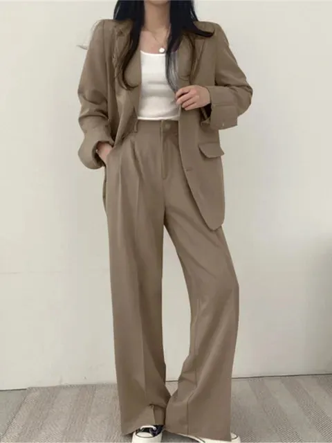 MALORIA | Casual Blazer and Pants Set