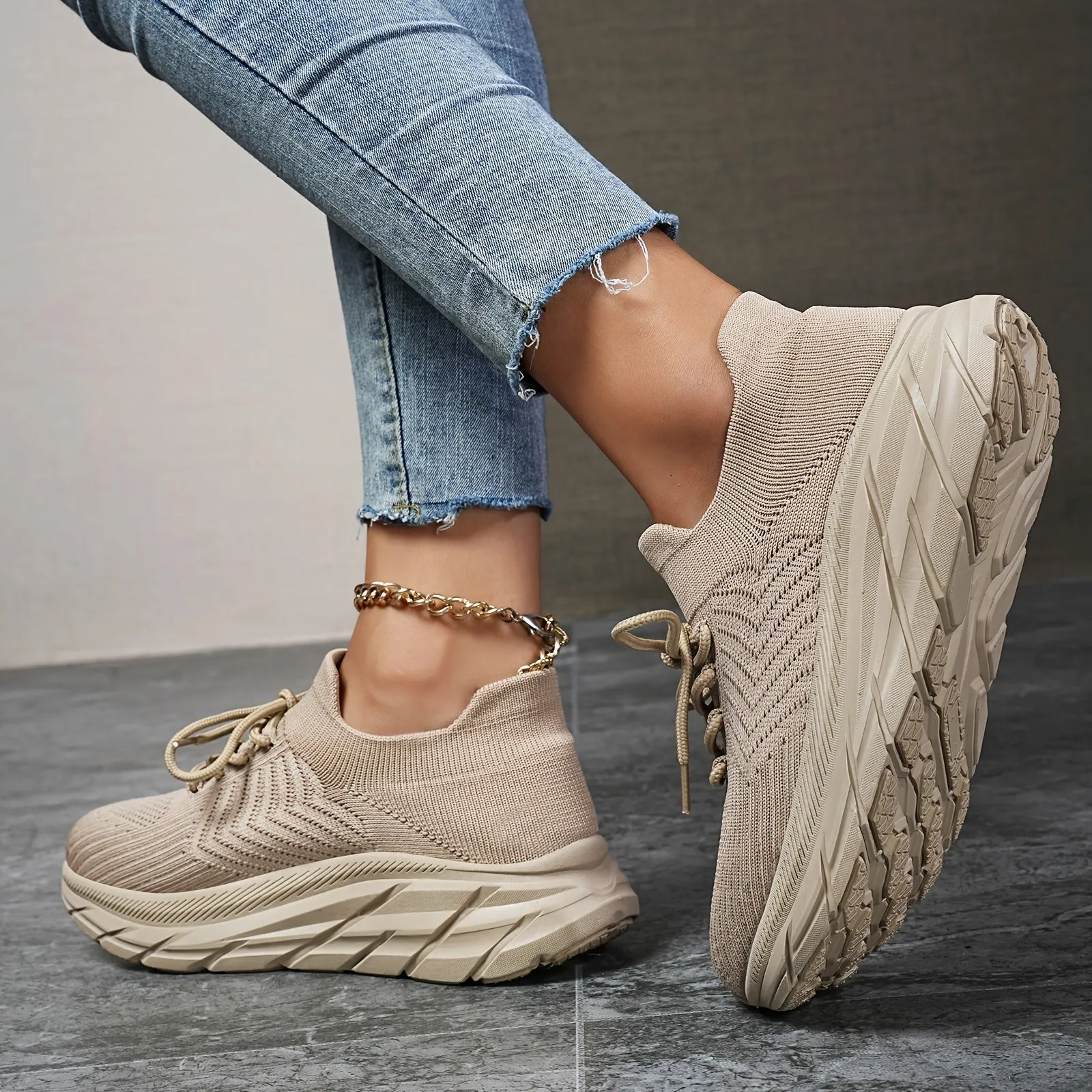 Nina | Breathable Knit Sneakers