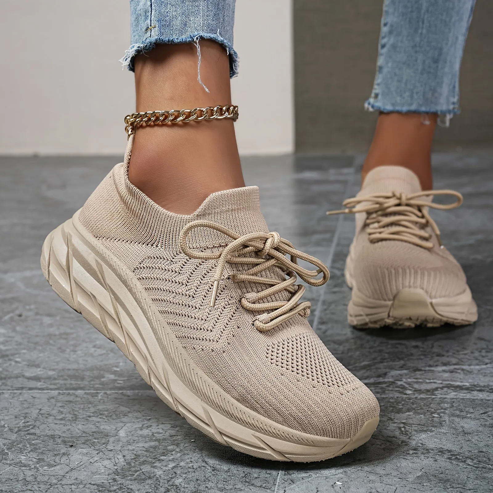 Nina | Breathable Knit Sneakers