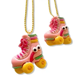 Roller Skate Necklace