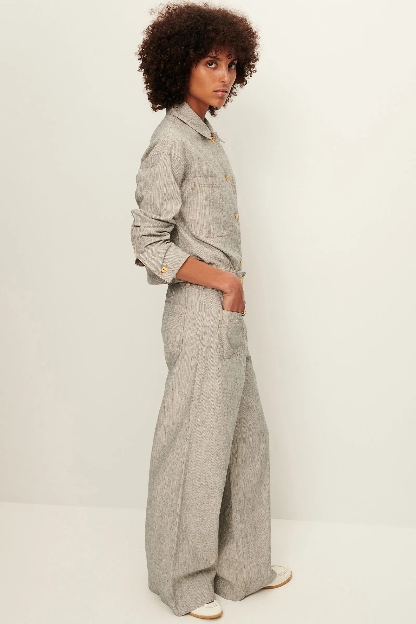 Sessun Manhatti Pants in Whiblack