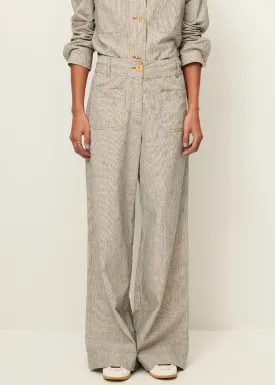 Sessun Manhatti Pants in Whiblack