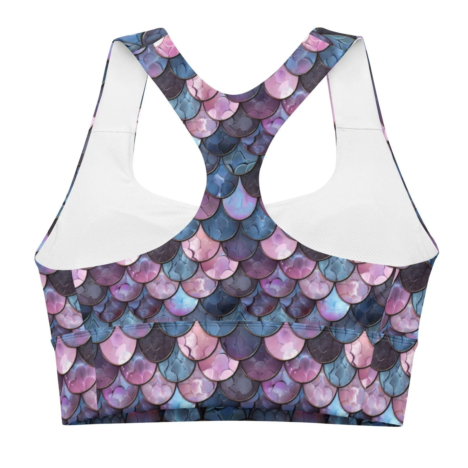 Shadowy Sea Siren Eco Sports Bra Top