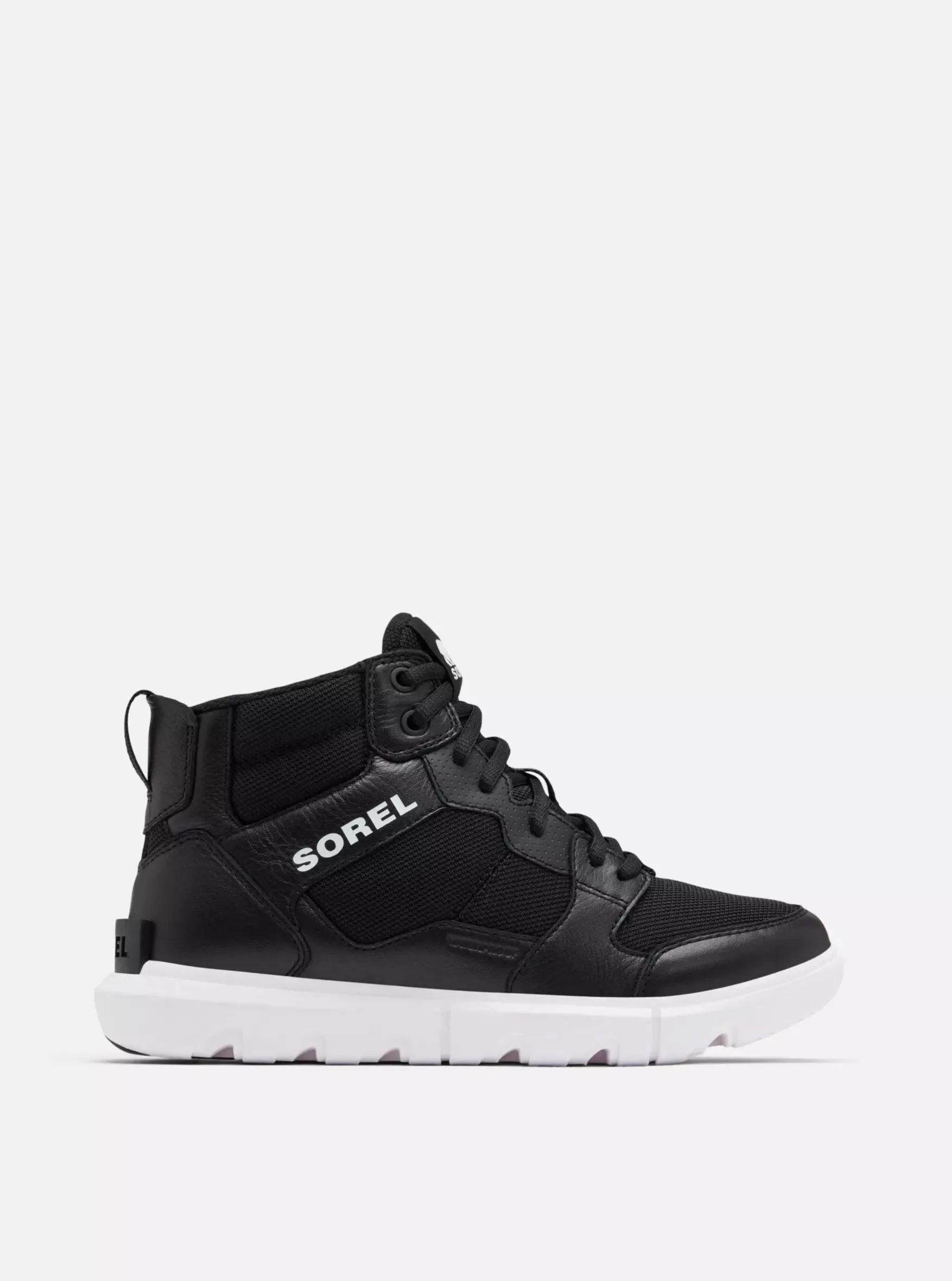 Sorel Explorer II Sneaker Mid WP [Black/White]