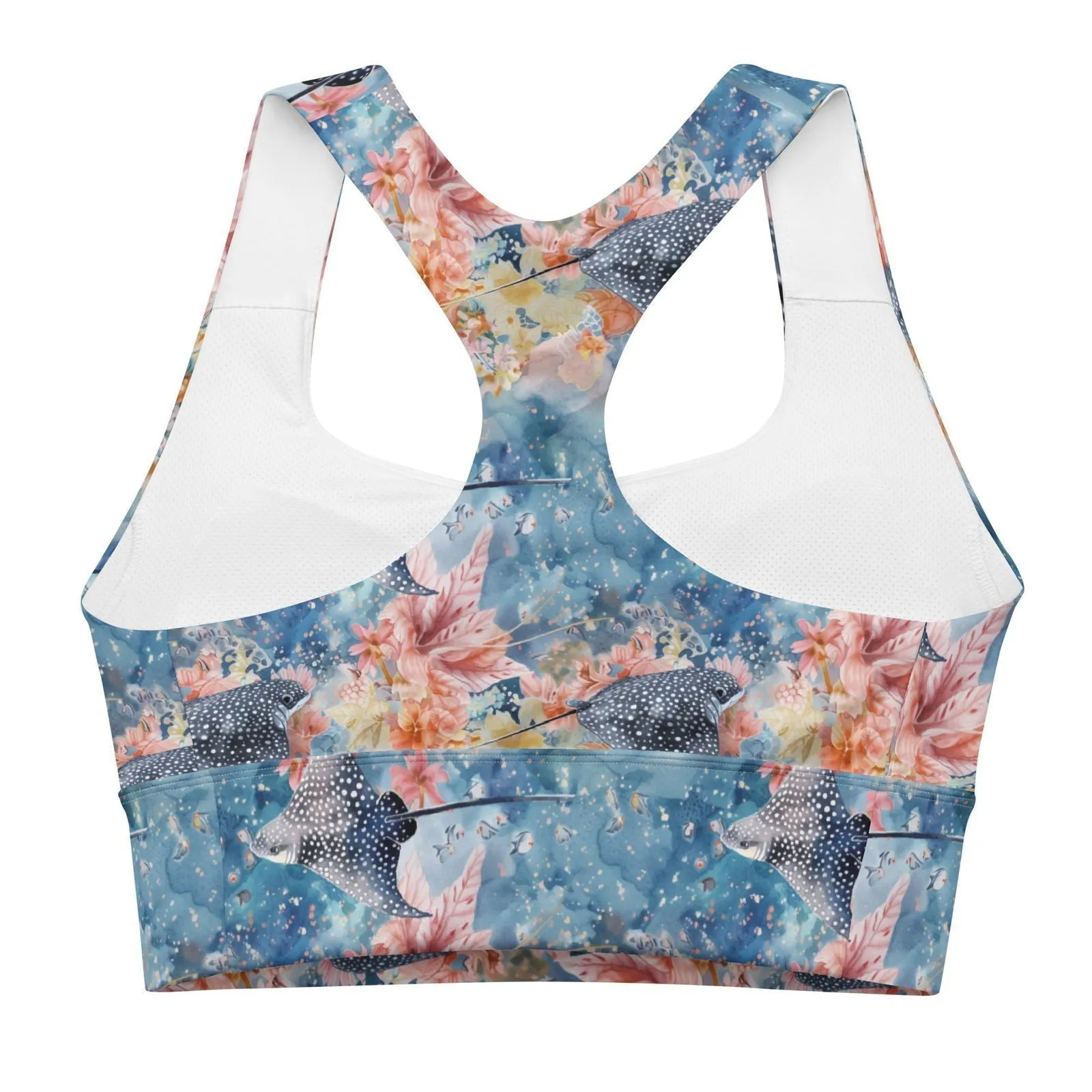 Spotted Eagle Ray Eco Sports Bra Top