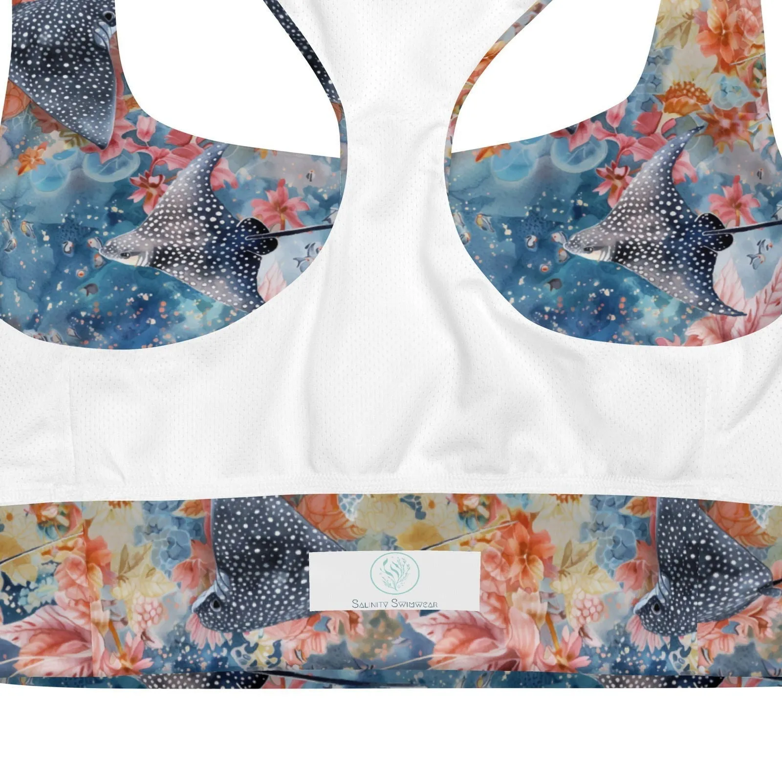 Spotted Eagle Ray Eco Sports Bra Top